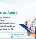 360 Med clinic what sets us apart services slide